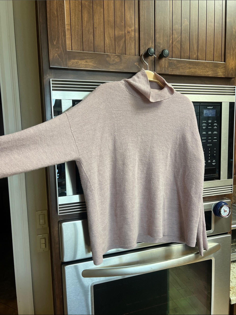 EILEEN FISHER 100% EXTRA FINE MERINO WOOL ITALIAN YARN TURTLENECK SWEATER SIZE M